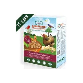 b07jjr3qsb Amzey Dried Mealworms 11 LBS - 100% Natural for Chicken Feed, Bird Food, Fish Food, Turtle Food, Duck Food, Reptile F