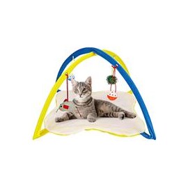 b075d8rvvy Animales Favorite Cat Play Mat, tienda de campaña Centro de Actividad con colgar juguetes-mascotascapitan-PerrosExpan