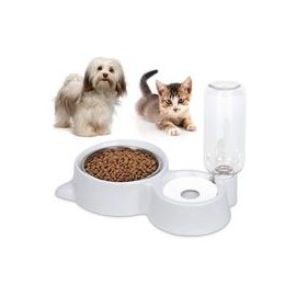 b07tjqsbvd Anyifan - Bol de acero inoxidable desmontable para perro, con autodistribución de gravedad para mascotas, bebedor de 