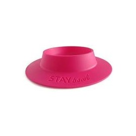 b01n9d3jn2 staybowl tip-proof tazón para conejillos de Indias y otros pequeños mascotas – fucsia (rosa) – más grande 3/4 tazas d