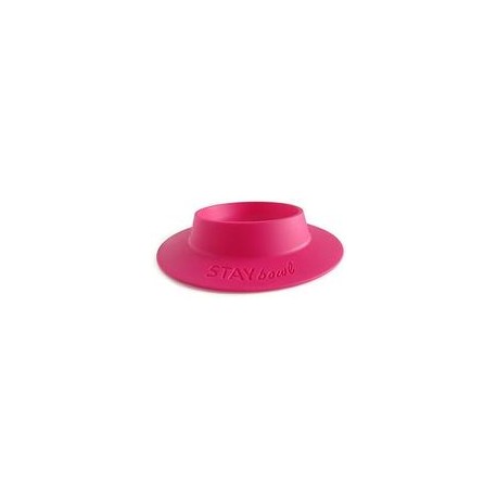 b01n9d3jn2 staybowl tip-proof tazón para conejillos de Indias y otros pequeños mascotas – fucsia (rosa) – más grande 3/4 tazas d