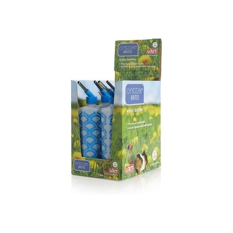 b006oopwd6 Lixit Corporation SLX0537 6-Pack Critter Brites Small Animal Water Bottles, 32-Ounce, Day Glow-mascotascapitan-Perros