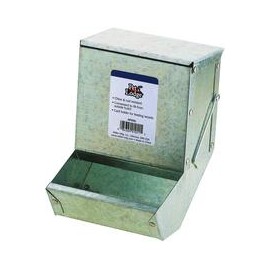 b007q59dyq Comedero para animales pequeños de acero con tapa para animales pequeños con capacidad para varios días de alimentaci