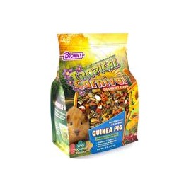 b008geftw6 F.M. Brown's Tropical Carnival Gourmet Comida para cobayas con pellets de Alfalfa y Timothy - Dieta diaria con vitami
