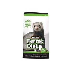 b007r6fdca ZuPreem Premium Daily Ferret Diet Food, bolsa de 4 lb o 8 lb | Nutrient Dense, Real Pollo y Proteína de Huevo, altame