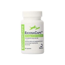 b00k4x8tew Dechra 60 °Cápsulas eicosacaps aceite de pescado Suplementos Nutricionales Para Perros Y Gatos de hasta 40-pound-masc