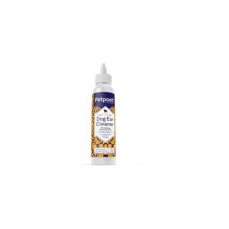 b01a3ksges Toallitas limpiadoras de oídos de la marca Petpost para perro y gato, solución de aceite de coco natural, el mejor re