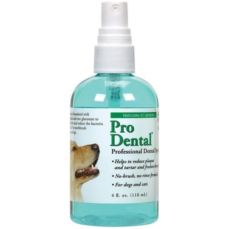 b004jk9ckg parte superior Performance prodental Spray — fácil Spray para limpieza mascotas 'Dientes Dental, 4 oz-mascotascapitan