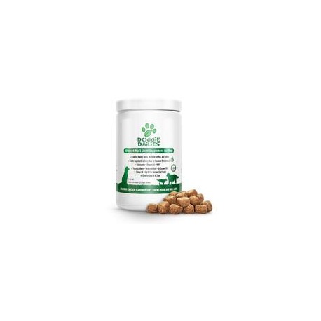 b016my21xg Doggie Dailies Glucosamine for Dogs, 225 Soft Chews, Advanced Hip and Joint Supplement for Dogs with Glucosamine, Cho