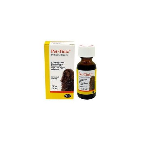 b0021x117k pet-tinic pediátrico gotas para perros, gatos, cachorros y gatitos,. (1 fl oz) por desconocido-mascotascapitan-Perros