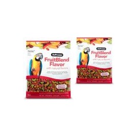 b078hygl3v ZuPreem FruitBlend Sabor Pellets Alimentos para Pájaros y Conos, Bolsa de 3.5 lb (2 unidades) | Potentes pellets hech