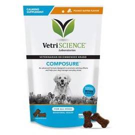 b000b8geni VetriScience Laboratories- Composición, suplemento de apoyo de comportamiento calmante para perros que tratan con est