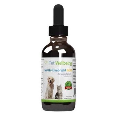 b01nawz6jy Pet bienestar – nettle-eyebright de oro para gatos – Natural apoyo para Feline alergias – 2OZ (59ml)-mascotascapitan-