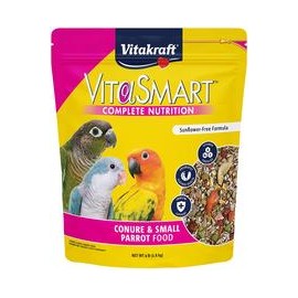 b07x8qv775 Vitakraft Vitasmart Conure & Alimento para loro pequeño, fórmula de alta variedad – 4 libras-mascotascapitan-PerrosEx