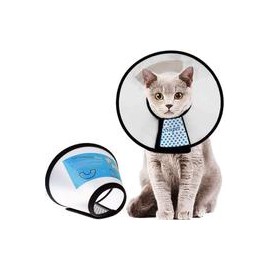 b07vsf6m14 Supet Cat Cone Adjustable Pet Cone Pet Recovery Collar Comfy Pet Cone Collar Protective Collar for After Surgery Anti