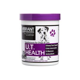 b018eysxma Vibrante Companions – U.T. Salud, una solución natural para problemas en perros & gatos urinarias, 2,02 oz-mascotasca