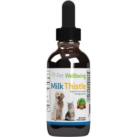 b01n7vzn0p Pet bienestar – Cardo de Leche para gatos – Natural apoyo para la salud Feline Hígado – 2OZ (59ml)-mascotascapitan-Pe