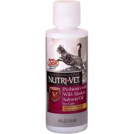 b0021l8woc nutri-vet Probiotics con aceite de Wild Salmón de Alaska para gatos, 4-Ounce-mascotascapitan-PerrosExpand child menu