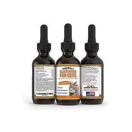 b07dqtf6xb Paramount mascota salud líquido Glucosamina para gatos | Gato cadera y suplemento líquido las articulaciones con gluc