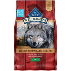 b00cntk2jk Blue Buffalo Wilderness Rocky Mountain Receta de alto contenido de proteínas sin granos, alimentos secos para adultos