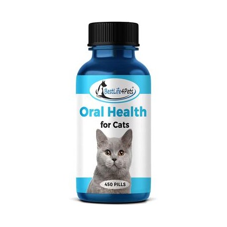 b07zhljkdv Oral Health for Cats Dental Treatment - Natural Stomatitis and Gingivitis Solution is Highly Effective for Feline Mou