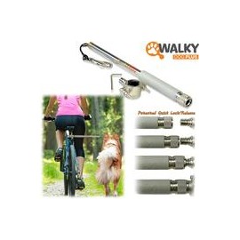 b003oyiaw4 Manos libres para correa de perro en bicicleta Walky Dog Plus, con resistencia de fuerza de 550 libras, correa de gra