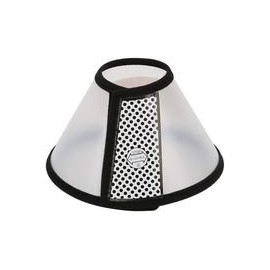 b0732tbm63 vivifying Recuperación Pet Cono, 8.1 inches plástico ligero isabelina Collar para gatos, mini perros y conejos (Negro