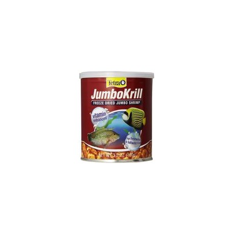 b00025k0ye Tetra JumboKrill - Camarón jumbo, secado congelado, 3.5 onzas, natural para peces de acuario-mascotascapitan-PerrosEx