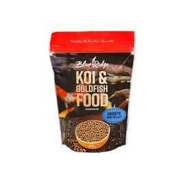 b0002armrm Blue Ridge - Pellets de comida para pescado, fórmula de crecimiento de peces dorados y Koi, mini pellet flotante de 1