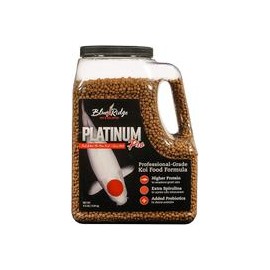 b00tt2rdu0 Blue Ridge Fish Food Pellets, Koi y Goldfish Platinum Fórmula profesional, flotante 3/16" Pellet, dieta equilibrada-m