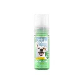 b00379kt4i TropiClean Fresh Breath Fresh Mint Espuma Dental Lavado y Ambientador para Mascotas-mascotascapitan-PerrosExpand chil