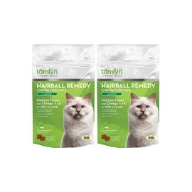 b076tp1qh5 (2 unidades) tomlyn laxatone suave Chews Hairball Fórmula Cat Treat (60 Count/3.17oz/90 g por pack)-mascotascapitan-P