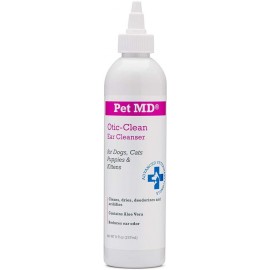 b0180a1cm6 Pet MD otic Clean Limpiador de oídos para gatos y perros, guisante de olor, 8 onzas, fragancia de vainilla-mascotasca