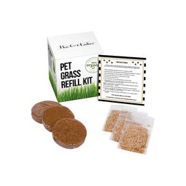 b01jq7a43u Cat zacate/Pet Refill Kit – 3 Pack de pasto: Refill Kit for artículo  b01i5 X hwi6 y b01jni9 W9e: 100% orgánicos Pet 