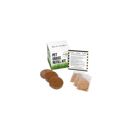 b01jq7a43u Cat zacate/Pet Refill Kit – 3 Pack de pasto: Refill Kit for artículo  b01i5 X hwi6 y b01jni9 W9e: 100% orgánicos Pet 