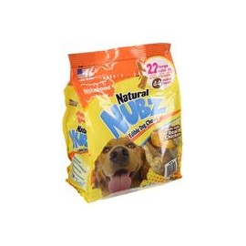 b00vu7vlri (Paquete de 2) masticables de nubz natural comestibles para perros de 22 ct. (2.6 lb/bolsa) -Total 5.2 lb-mascotascap