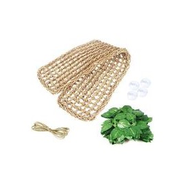 b07dmm3y7j 1 hamaca de lagarto, tumbona de reptil, fibra de seagrasa natural para lagarto, dragones con rodamientos, geckos, ano