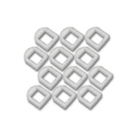 b00xdcnpay 12 prefiltros de espuma para fuente de agua Drinkwell Lotus, Avalon o Pagoda de acero inoxidable 360 (color blanco)-m