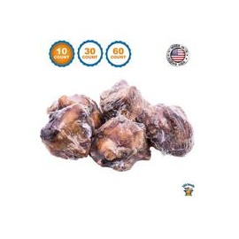 b07bysfk14 123 Treats – Rodilleras de hueso para perro, 100% natural y de larga duración, para masticar carne de vacuno para per